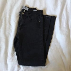 Frame Le High Skinny Faded Black
